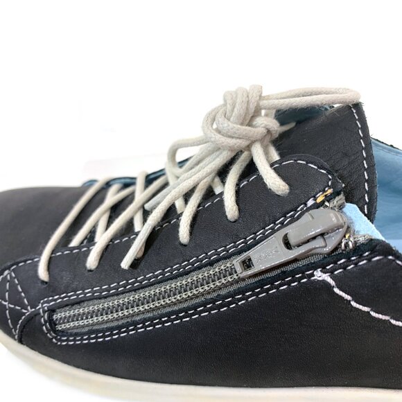 CLOUD Footwear Aika Women’s Leather Sneaker Blue Brushed Sole Size EU 37 - NEW - Picture 9 of 11